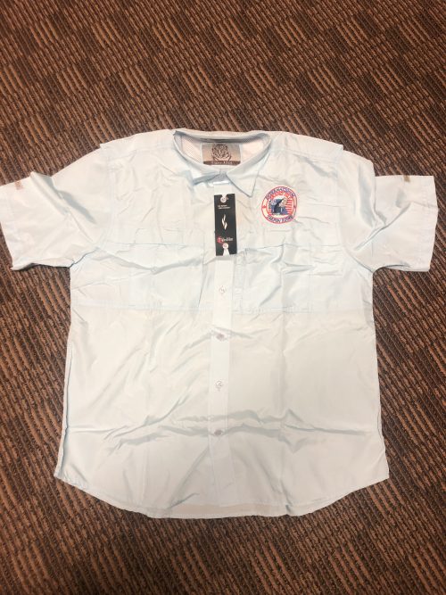 2018 Official Rodeo Men's Fishing Shirt (BabyBlue)