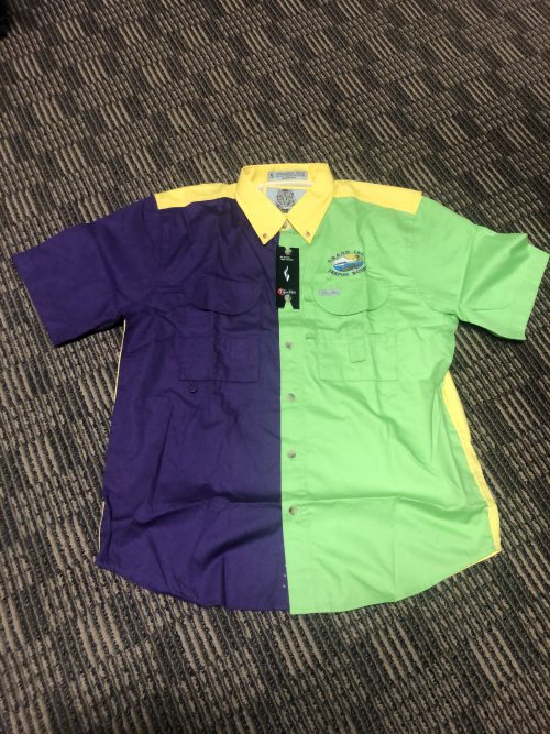 2017 Official Mardi Gras Men's Fishing Shirt